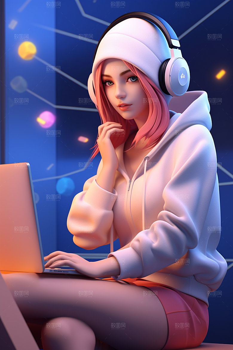 设计师人物3D模型