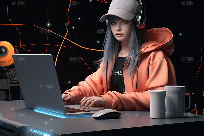 设计师形象创作模型