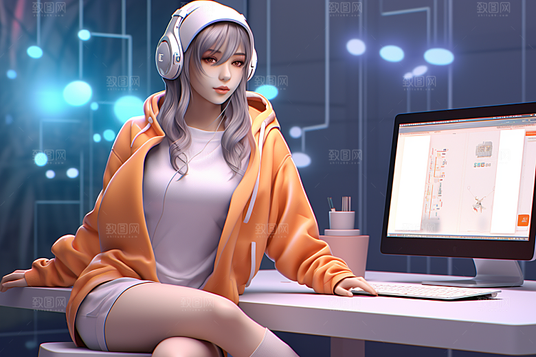 设计师时尚创作模型