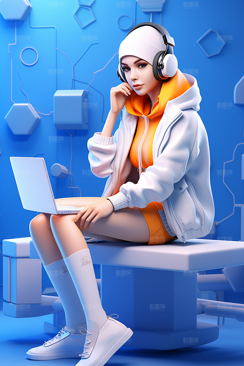 设计师IP卡通模型