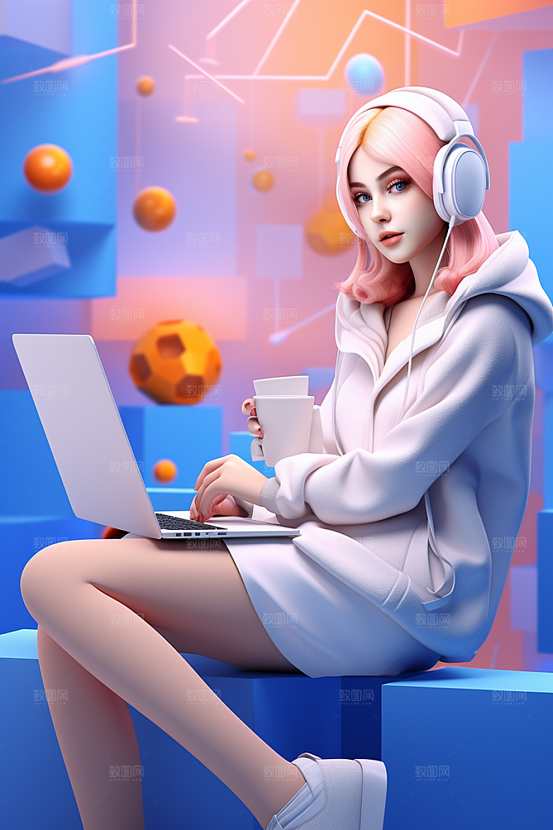 设计师形象创作模型