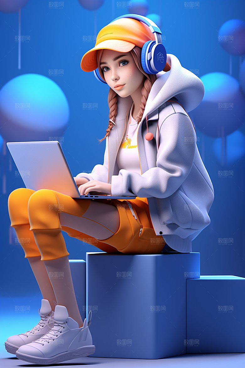 设计师卡通人物模型