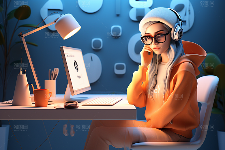 设计师3D时尚模型