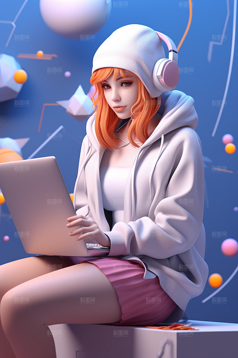 设计师潮流3D模型