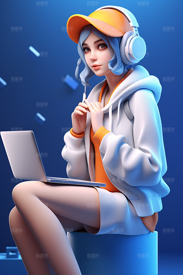 设计师潮流创作模型