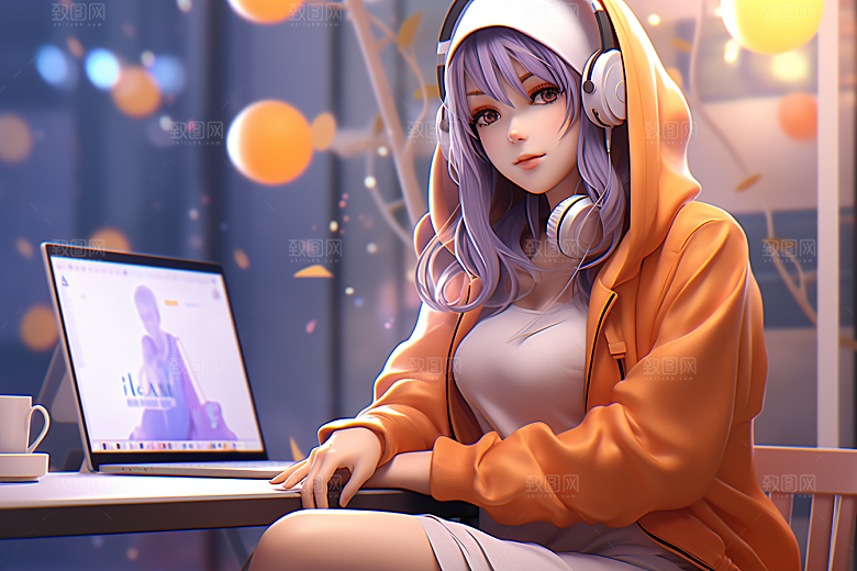 设计师形象人物模型