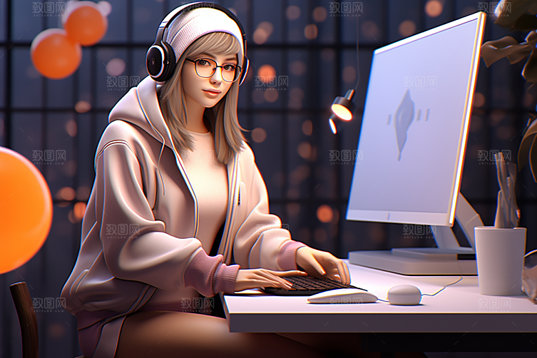 设计师立体3D模型