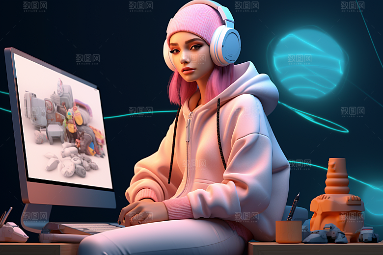 设计师3DIP模型