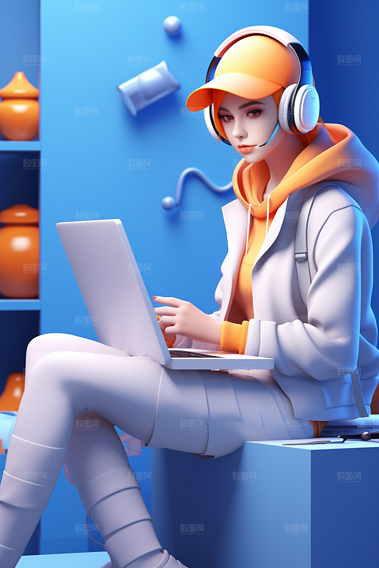 设计师形象工作模型