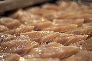日料生鱼片鱼生食材摄影图