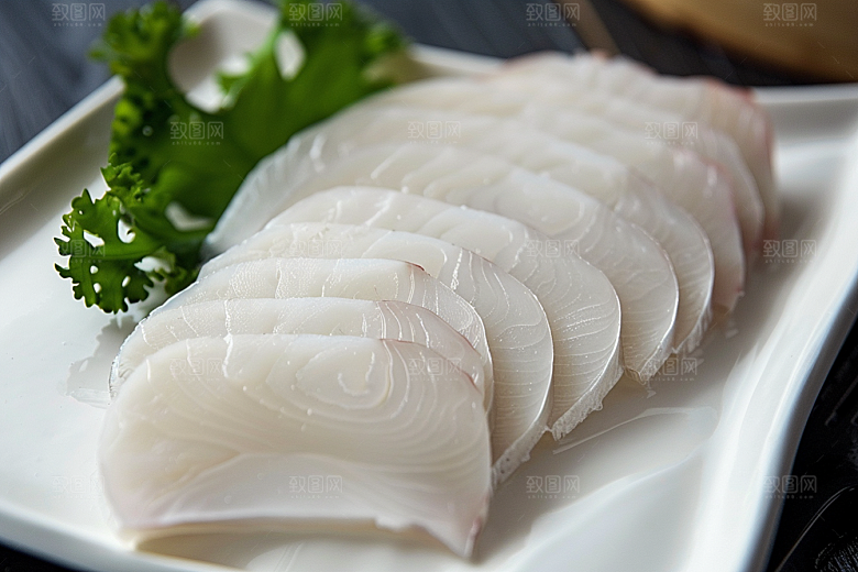 日料生鱼片美味鱼肉摄影图