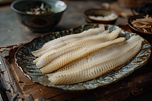 日料生鱼片鱼肉新鲜摄影图