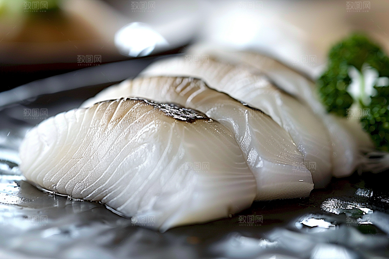 日料生鱼片美食美味摄影图
