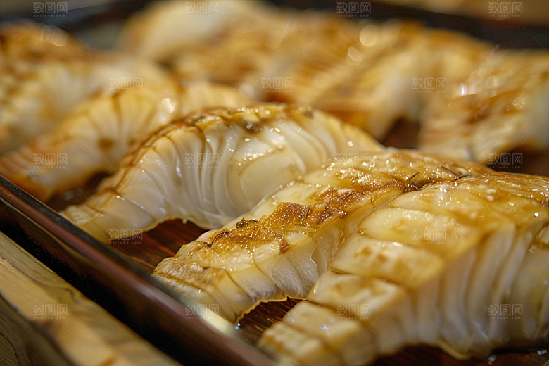 日料生鱼片冰箱美食摄影图