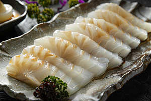 日料生鱼片高清美食摄影图