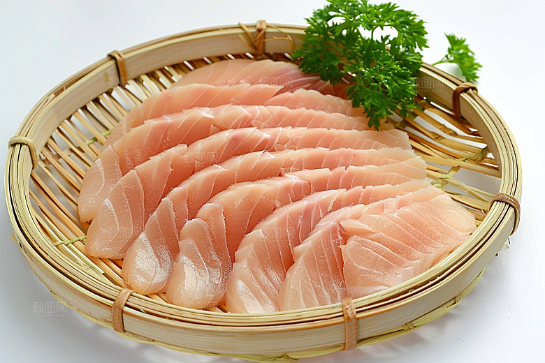 日料生鱼片新鲜美味摄影图
