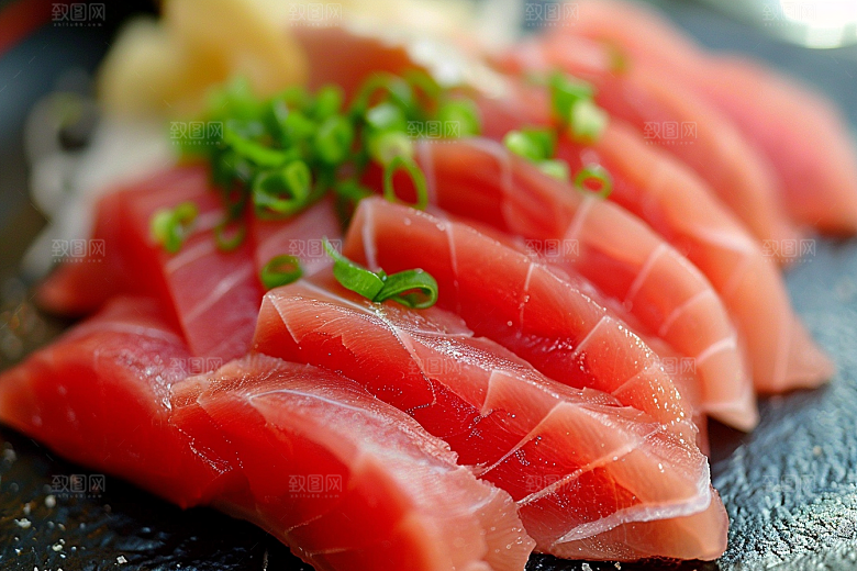 日料生鱼片美味刺身摄影图