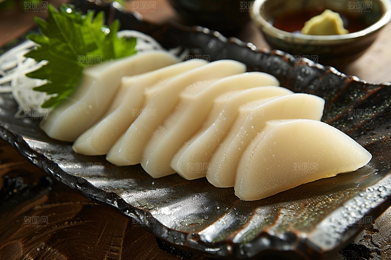 日料生鱼片高清新鲜摄影图