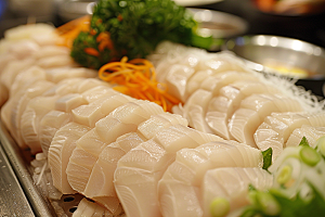 日料生鱼片美味美味摄影图