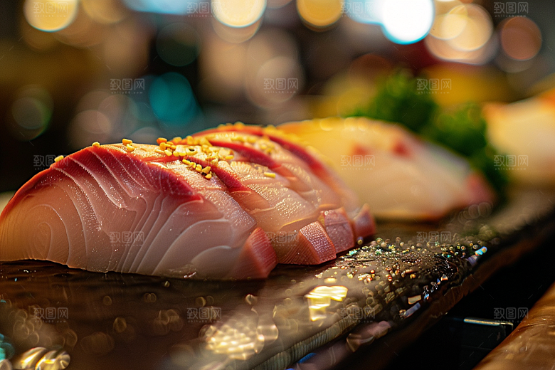 日料生鱼片美味海鲜摄影图