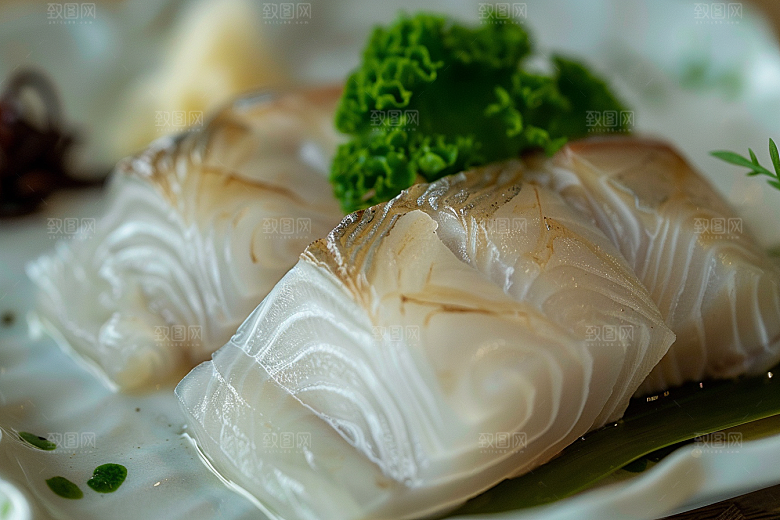 日料生鱼片鱼生食材摄影图