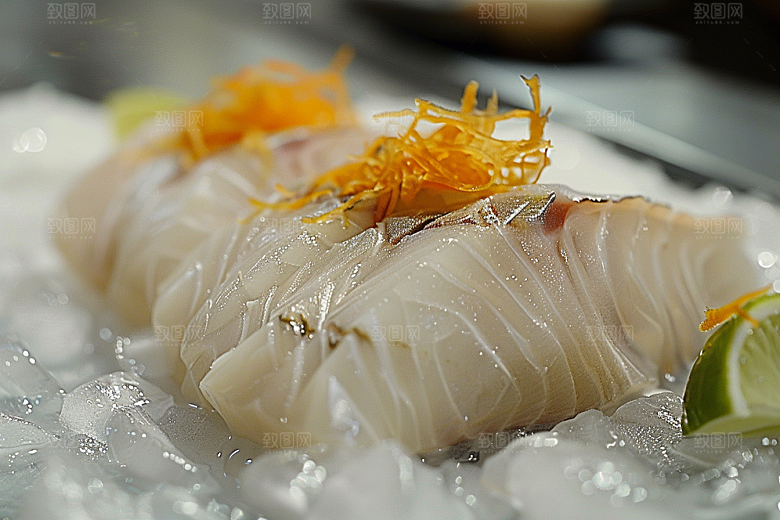 日料生鱼片刺身美味摄影图
