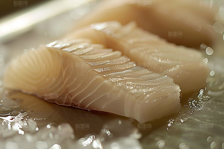 日料生鱼片美食高清摄影图