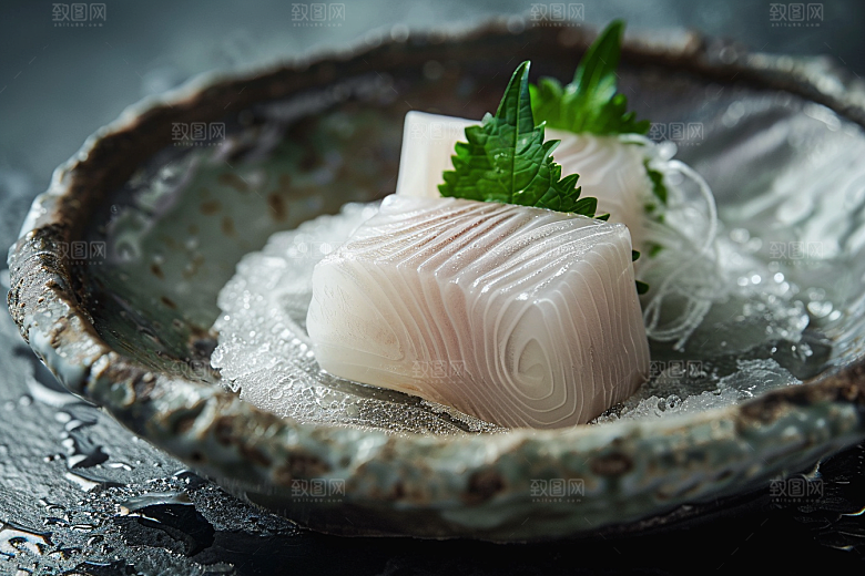 日料生鱼片鱼生高清摄影图