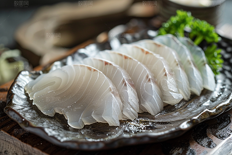 日料生鱼片高清食材摄影图