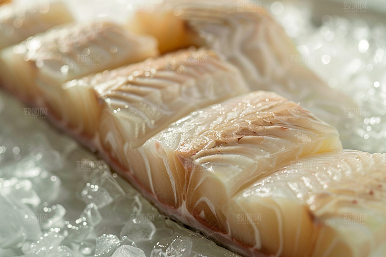 日料生鱼片海鲜食材摄影图