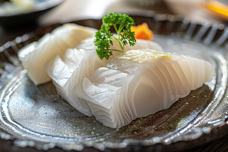 日料生鱼片海鲜鱼肉摄影图