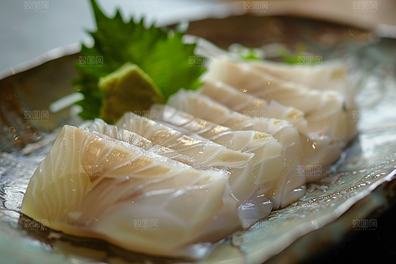 日料生鱼片食材美味摄影图