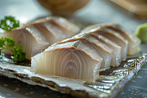 日料生鱼片鱼肉美味摄影图