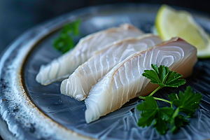 日料生鱼片海鲜鱼肉摄影图