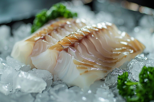 日料生鱼片高清食材摄影图