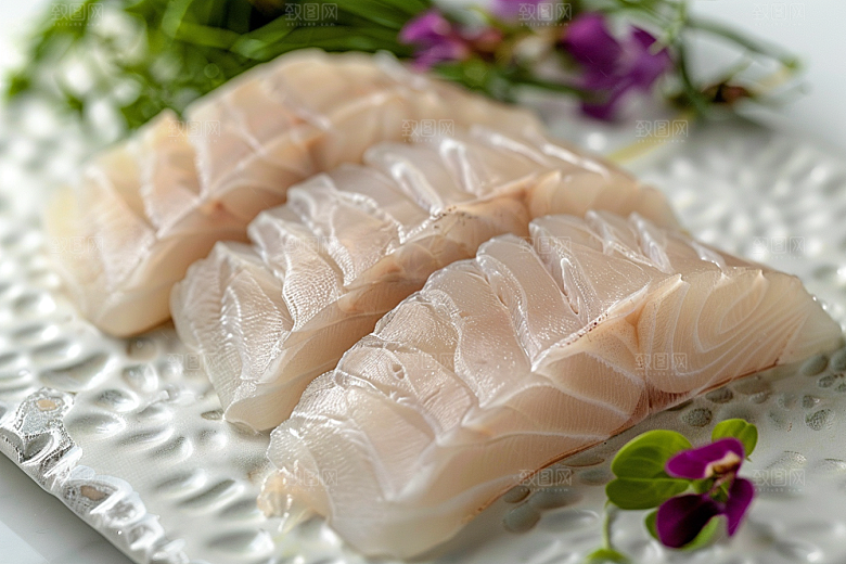 日料生鱼片冰箱食材摄影图