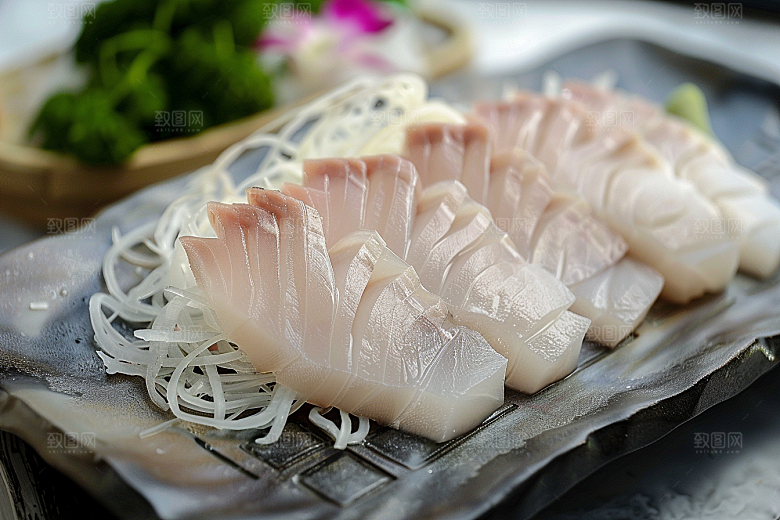 日料生鱼片刺身美味摄影图