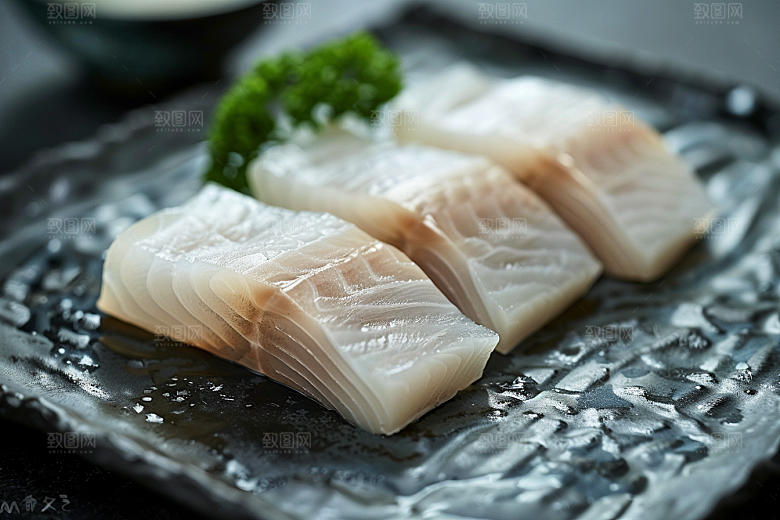 日料生鱼片新鲜鱼生摄影图