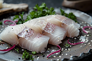 日料生鱼片美食海鲜摄影图