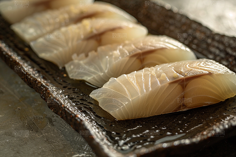 日料生鱼片美味新鲜摄影图