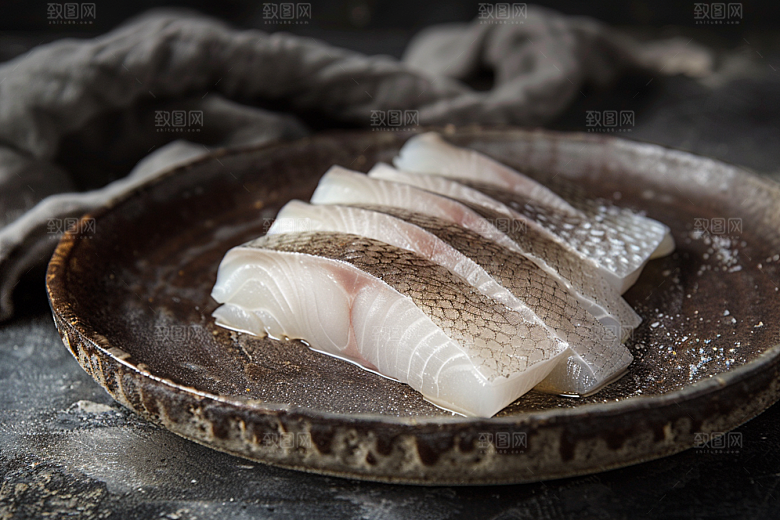 日料生鱼片美味新鲜摄影图
