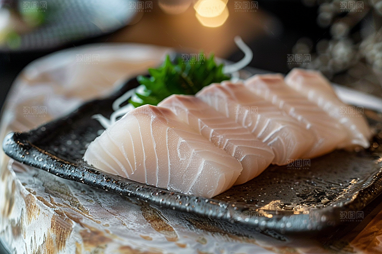 日料生鱼片高清食材摄影图