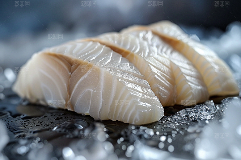 日料生鱼片美食食材摄影图