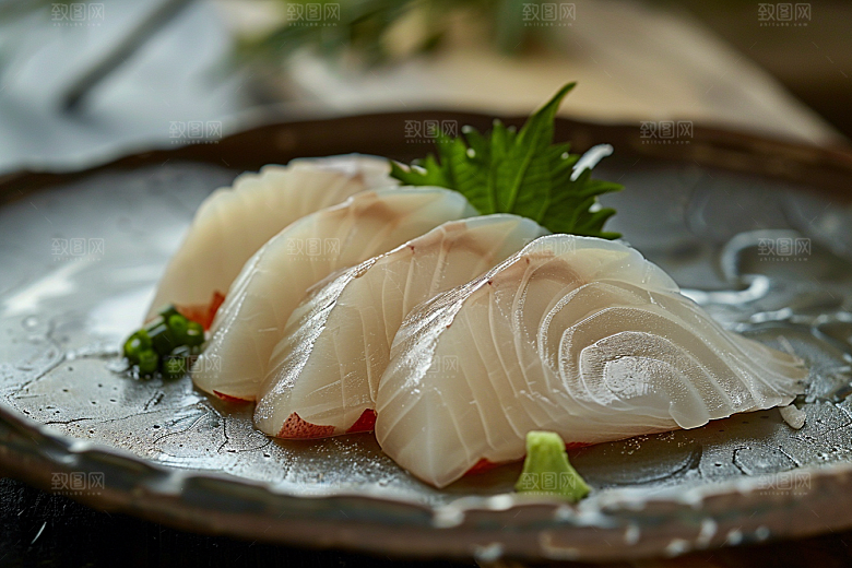 日料生鱼片海鲜新鲜摄影图