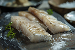 日料生鱼片新鲜美食摄影图