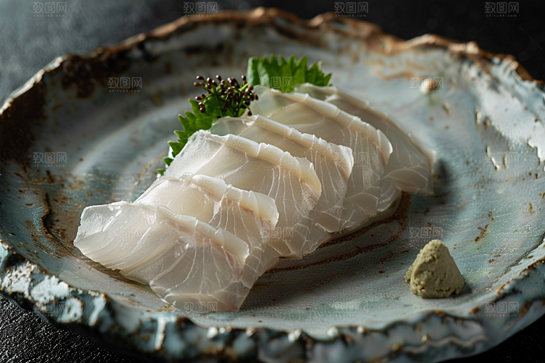 日料生鱼片高清海鲜摄影图