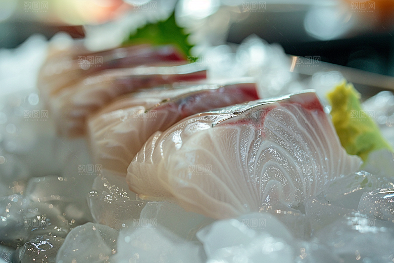 日料生鱼片海鲜美味摄影图