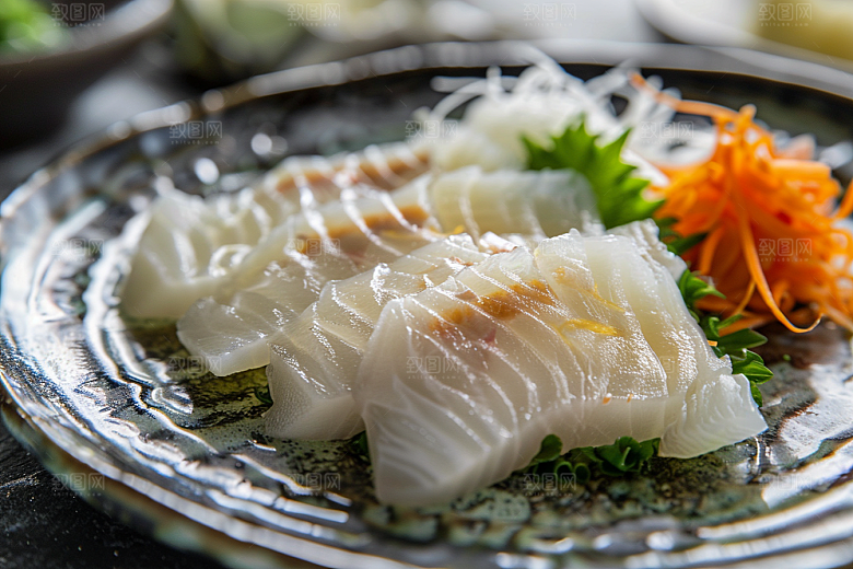 日料生鱼片刺身美味摄影图