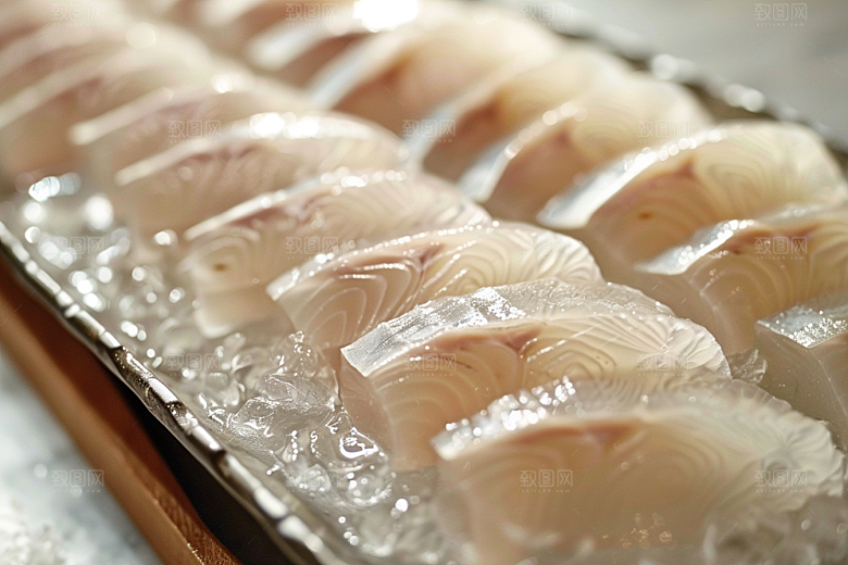 日料生鱼片刺身美味摄影图
