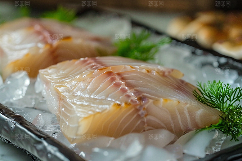 日料生鱼片高清食材摄影图